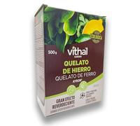 Quelato de Hierro 500 GR ECOLÓGICO para curar y prevenir Clorosis Férrica (Hojas Amarillas) en Árboles y Plantas | Efecto Reverdeciente Rápido | Para diluir en 170L de Agua MUY EFECTIVO | Nexum Market