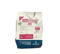 Quelato de Hierro 6% para riego 1kg. Ultraferro es Corrector ferrico para plantas de Alta eficacia y Suelos calizos y bloqueados.