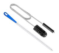 Quelcc 2 Piezas Desatascador Fregadero, Cepillo de Limpieza para Desagüe, Desatascador de Tuberias, Cepillo de Limpieza de Tubo Flexible, Herramienta de Drenaje para Limpieza de Cocina y Baño