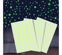 Quelcc 452 Pegatinas de Estrellas Brillantes en la Oscuridad, Luminosas Adhesivos para Techo y Pared, Decoración de Cielo Estrellado para Dormitorio Infantil Niños y Niñas