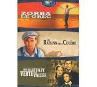 Qu'elle était verte ma vallée + Les raisins de la colère + Zorba le grec [Francia] [DVD]