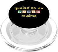 Quelqu'un en Paris M'aime PopSockets PopGrip para MagSafe