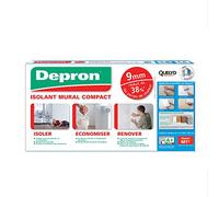 Quelyd Placas DEPRON Formato G9 - Grosor 9 mm - Placa aislante térmico - Aislante paredes interiores - Color: Blanco - 7 Placas de 1 m² (100 x 100 cm)