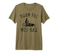 Quema Grasa, no Gas Cargo Cargobike Camiseta Premium