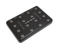 Quemador Clonador Duplicador de Unidad Flash USB, Concentrador USB de 16 Puertos, Copiadora de Unidad Flash USB 2.0, para Tarjeta SD TF, Unidad Flash USB, HDD (Enchufe de la UE)