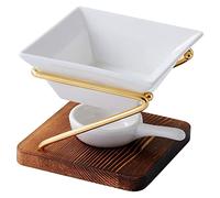 Quemador de aceite esencial para decoración de cera para centro de mesa, portavelas de 10,2 x 8,5 cm, 10,2 x 8,5 cm