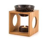 Pajoma Quemador de Aceite 14576S, Color marrón Fuego, Hecho de cerámica y bambú