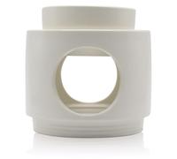 Quemador de Aceites Esenciales de Cerámica Blanco Nordic - SYS Aromas
