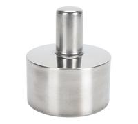 Quemador de alcohol a prueba de fugas de acero inoxidable para química de laboratorio, herramientas de calentamiento de cuero, quemador de alcohol metálico para científicos, 1 quemador de alcohol en