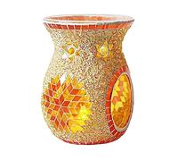 Quemador de aromaterapia de Vidrio Quemador de Aroma de Vidrio fundidor de Cera candelita decoración Titular de Incienso Quemador para derretir Cera perfumada Quemador de Incienso