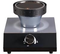 Quemador de café de sifón, calentador de quemador de sifón halógeno, estufa for calentar café con control de temperatura, interruptores giratorios de calor ajustable, ahorro de energía, sin llama abie