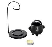 Quemador de - Caldero de cerámica pequeño y de Gran Apertura | Difusor Quemador de Perfume Witch's Pot | para decoración casa apartamento Granja Dormitorio salón Cocina baño