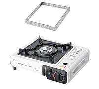 Quemador De Camping Para Estufa - Estufa De Camping Propano Portátil Con | Quemador Portátil Para Estufa De Butano De Emergencia Al Aire Libre | Cooker De Control De Llama Resistente