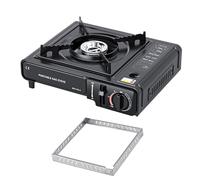 Quemador De Camping Para Estufa - Estufa De Camping Propano Portátil Con | Quemador Portátil Para Estufa De Butano De Emergencia Al Aire Libre | Cooker De Control De Llama Resistente