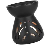 Quemador de cerámica Aromatherapies con candelabro de Tealight Cuchara Calentador de aceite esencial para uso en la oficina en casa y estudio
