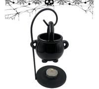 Quemador de colgante para caldero, decoraciones de Halloween, ideal para manchas, quemar incienso, uso ritual, decoraciones, decoración de meditación en el hogar