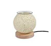 Quemador de , con exquisita visualización de lámpara elegante y delicada calentador eléctrico para perfumada, derretimiento para oficina, hogar, cocina, sala de estar, recámara