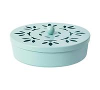 Quemador de cono de incienso, bandeja ignífuga, soporte para bobina de incienso, para el lugar de trabajo, estudio, meditación, yoga, hogar, sala de estar