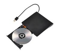 Quemador de disco externo - 14,7x14,5x1,9 cm | Lector de discos de transferencia rápida USB 3.0 con transferencia rápida de datos, copia de seguridad de lectura/escritura, diseño portátil, unidad de