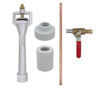 Quemador de gas forge horno forja gas butano propano horno de fundición de metales fusión forja herrero (Cuerpo hierro+tubo cobre)