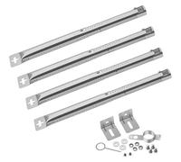 Quemador de gas universal de acero inoxidable ajustable de 31 a 44 cm para Campingaz, Charbroil, Napoleon, FirePlus, Fire Mountain, CosmoGrill