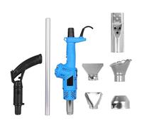 Quemador de herbicida, desherbador térmico eléctrico de 2000W y pistola de aire caliente, potente herramienta 3en1 for eliminar malezas con 5 boquillas, 2 configuraciones(Blue)