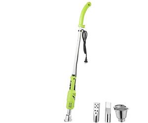 Quemador de hierba eléctrico 2000 W 230 V herbicida térmico para malas hierbas, doble temperatura seleccionable, 50/600 grados, con 2 boquillas intercambiables, longitud 100 cm, mantenimiento jardín