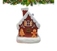 Quemador de incienso de casa de Navidad, quemador de cono de incienso de Navidad | Soporte de incienso de Navidad de resina | Muñeco de nieve de cabaña lindo difusor de casa de Navidad favor de