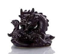 Quemador de incienso de cerámica con forma de dragón de humo, cascada, reflujo, decoración del hogar, incensario, oficina, casa de té, templo, adorno para meditación, aromaterapia, ambientación