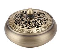 Quemador de Incienso de Cobre, Decoración Artesanal con Tallado Exquisito, Duradero para Decoración del Hogar y Regalo