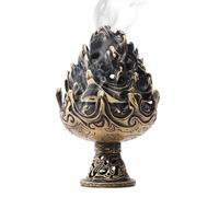 Quemador de Incienso de Metal - Incensario Clásico Pequeño de Aleación China Antigua | Quemador de Aromas,para Hogar, Yoga, Patio, Ceremonia, Restaurantes, Hoteles, Iglesias Y Templos