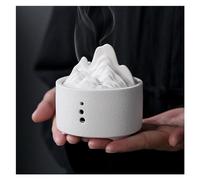 Quemador de Incienso en Cascada, Varilla de Incienso, Incienso de cerámica para el hogar, salón de té, sándalo, Placa de Madera de agar, Quemador de Incienso para Interiores, Adornos para