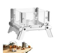 Quemador de incienso, hornillo portátil para camping, cuenco multifuncional de acero inoxidable, decoración de habitaciones, para camping al aire libre y uso espiritual