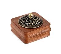 Quemador De Incienso Sándalo Chino, Porta For Ceremonia del Té En Interiores, Madera Nogal Cascada de Incienso