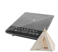 Quemador de inducción, placa caliente eléctrica portátil de 110 V-220 V | Suministros para el hogar para cocinar, casa, dormitorio, apartamento, oficina, interior comercial