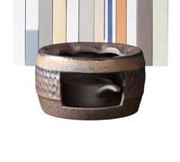 Quemador de perfumado, difusor de cerámica inalámbrico, Quemador de de Fragancia, Calentador de té, para el hogar, Oficina, baño, Sala de Estar, Dormitorio, jardín, relajación