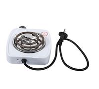 Quemador Estufa eléctrica, Material de hierro Carcasa Panel grueso Pequeño Peso ligero Compacto Placa caliente Cocina doméstica Cocina Calentador de café Placa calefactora EU 220V 500W