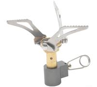 Quemador plegable de aluminio ultraligero de 45 g para mini estufas al aire libre 3000 W Salida de llama ajustable Base dentada estable para acampar senderismo cocina