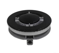 Quemador triple de 130 mm para encimera de gas Sabaf con base, 3,5 kW de potencia para una rápida generación de calor, repuesto compatible para uso doméstico y comercial