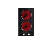 Quemadores de 11/30/35 pulgadas, 2/4/5, placa cocina eléctrica integrada, vitrocerámica, estufa radiante con temporizador Control perilla Resistente a la Corrosión(5 Burners)