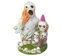 Quemadores de inscencia de terror de resina, estatua de fantasma de
