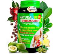 Quemagrasas potente para adelgazar NATURALKETO® | 90 Pastillas para adelgazar muy rapido con Garcinia cambogia, l carnitina, guarana | Adelgazar rapido y efectivo mujer | Detox adelgazante potente