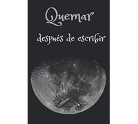 Quemar después de escribir: Cuaderno de rayas para ser honesto contigo mismo. Regalo de colegas, habla contigo mismo, regalo de jubilación, despedida ... hombres y mujeres, el mejor regalo.