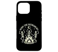 Quemar el patriarcado - Feminismo Feminista Espeluznante de Halloween Carcasa para iPhone 16 Pro MAX