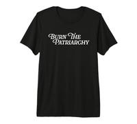 Quemar el patriarcado Feminista Igualdad de género Derechos de Las Mujeres Camiseta Premium
