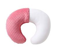 QUENESS Almohada de lactancia y posicionador, lactancia materna, alimentación con biberón, soporte para sentarse al bebé con funda ultrasuave extraíble, soporte para el tiempo de barriga para bebés
