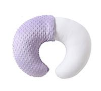 QUENESS Almohada de lactancia y posicionador, lactancia materna, alimentación con biberón, soporte para sentarse al bebé con funda ultrasuave extraíble, soporte para el tiempo de barriga para bebés