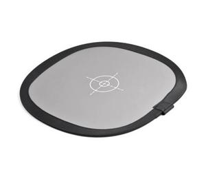 Quenox Tarjeta gris plegable 2 en 1 para balance de blancos, medición de la luz y enfoque