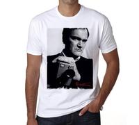 Quentin Tarantino Camera - Camiseta de manga corta para hombre, algodón, color blanco, Blanco, L