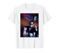 Quentin Tarantino Pulp Fiction Director En Los Ángeles Michael Grecco Camiseta, Hombre, Blanco, 5XL